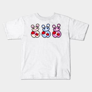 Three Chibis (Pow Pow Pow) Kids T-Shirt